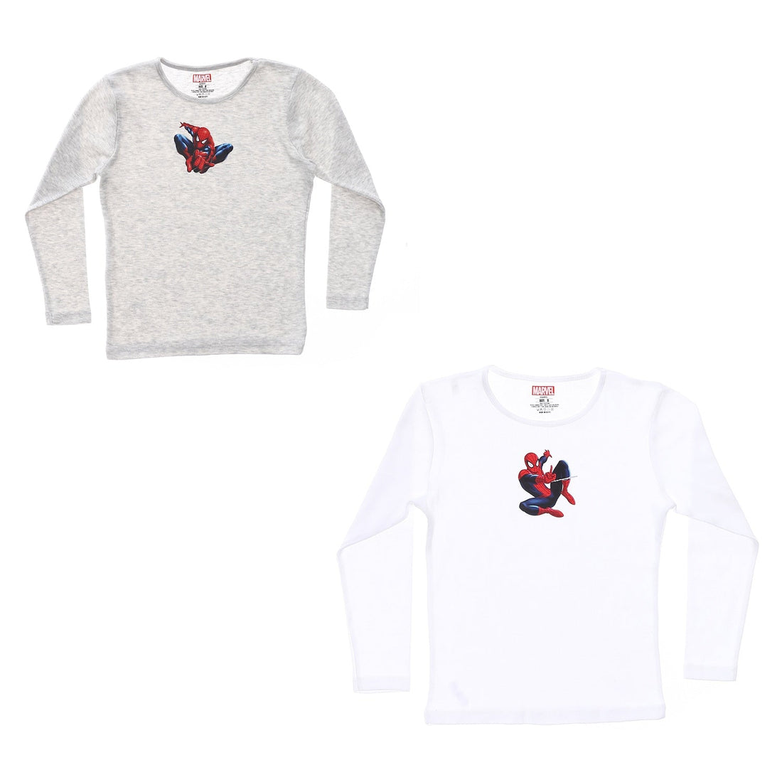 Spider-Man Boys Long Sleeve Undershirt-Pack Of 2