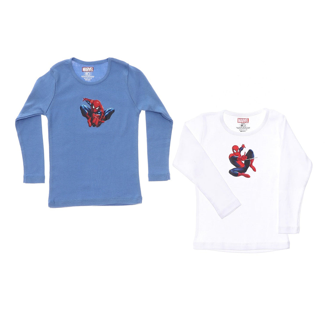 Spider-Man Boys Long Sleeve Undershirt-Pack Of 2