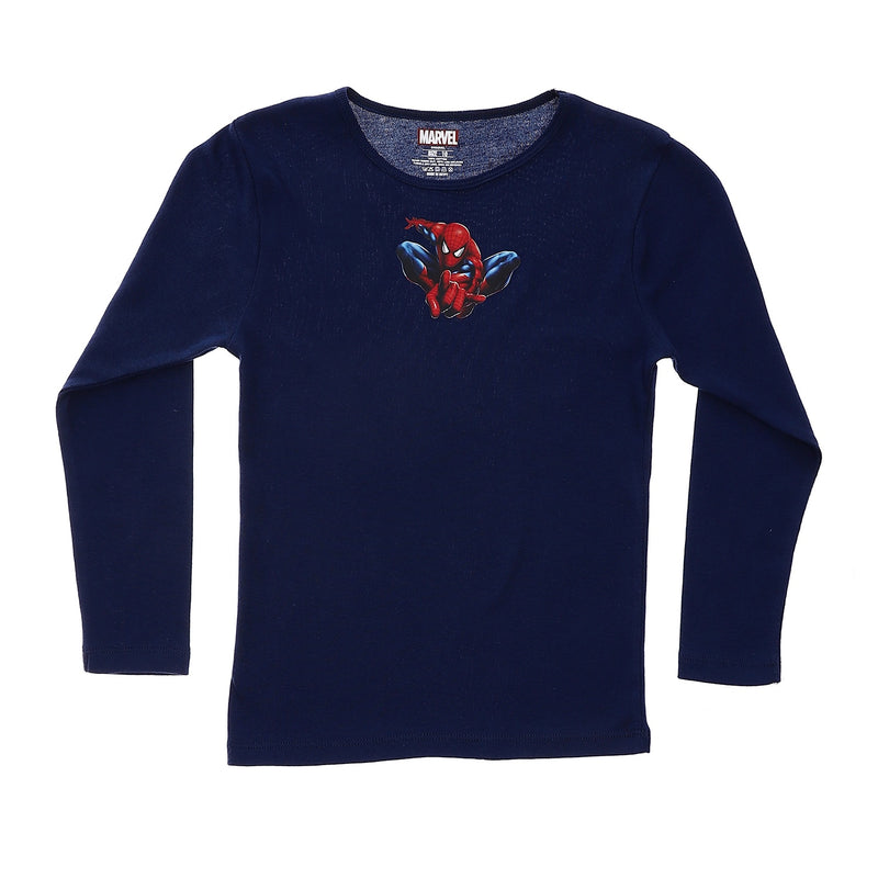 Spider-Man Boys Long Sleeve Undershirt-Pack Of 2