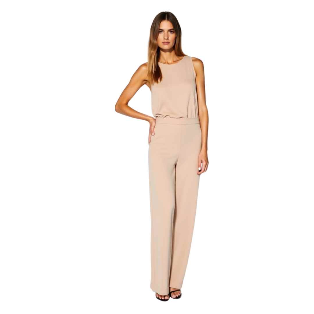 Women’s Sleeveless High-Neck Jumpsuit