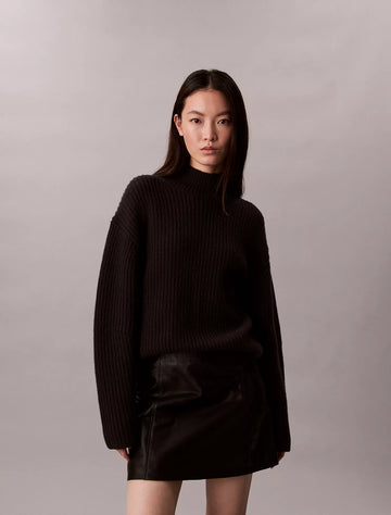 Women’s Merino Wool Turtleneck Sweater

