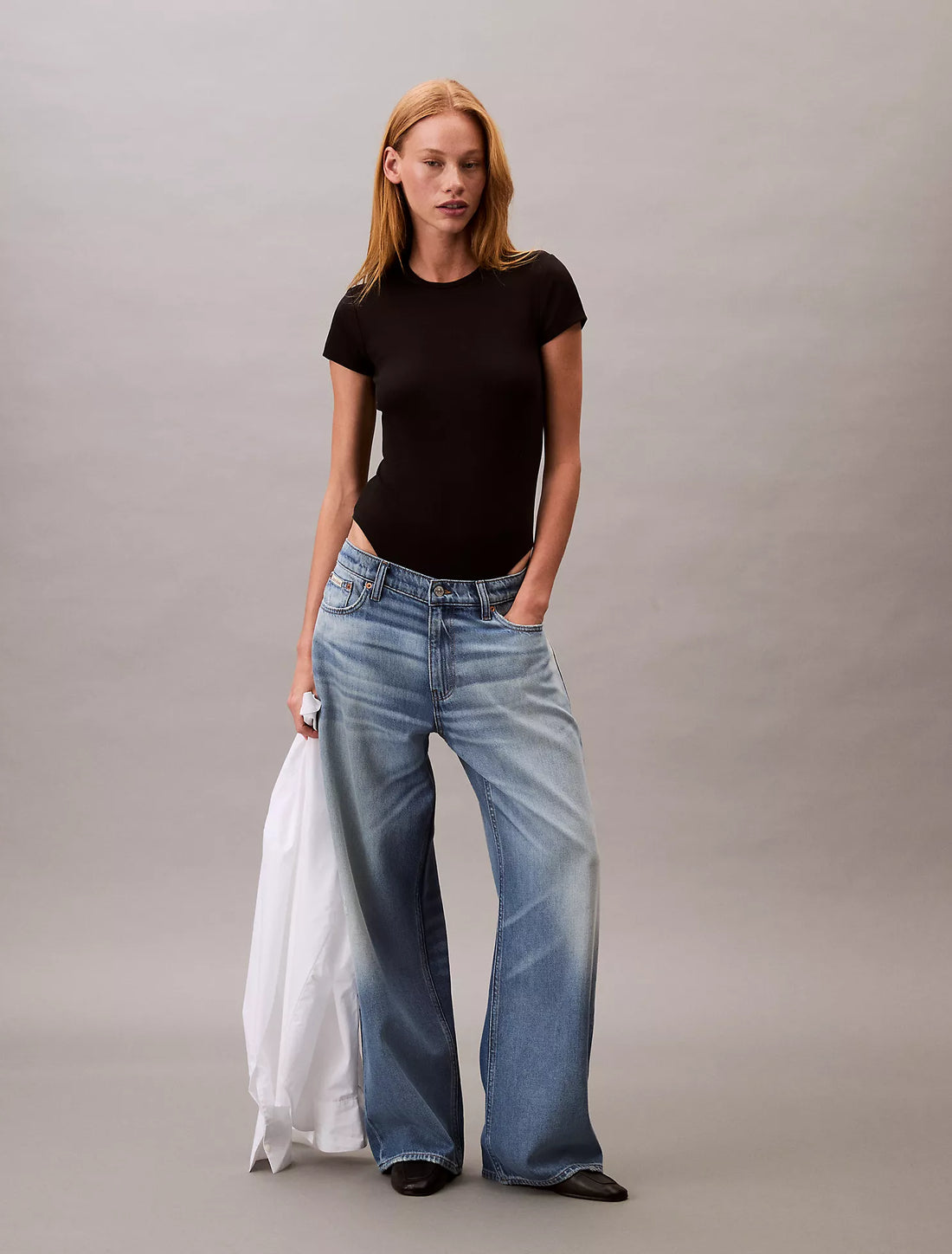 Women’s Ribbed Cotton Stretch Bodysuit
