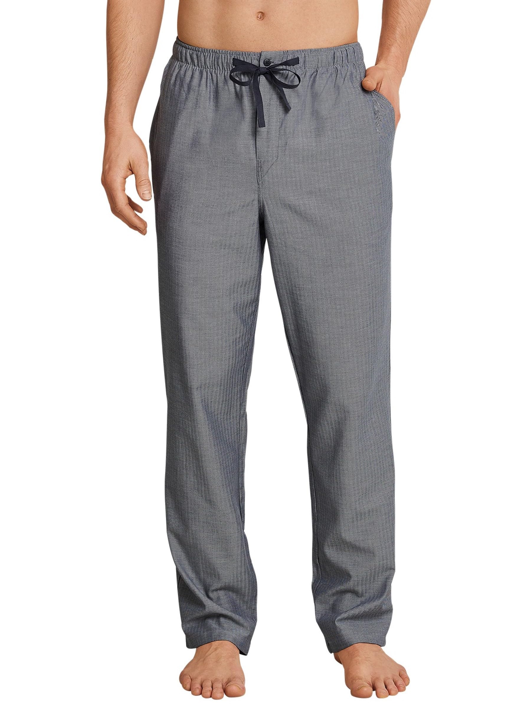 calvin klein men's pajama bottoms anthracite front view