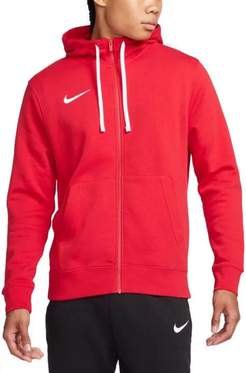 Nike men red full zip hoodie sportswear