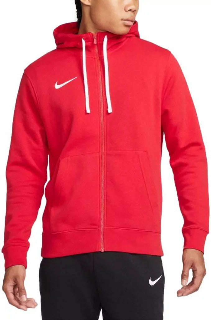 Nike men red full zip hoodie sportswear